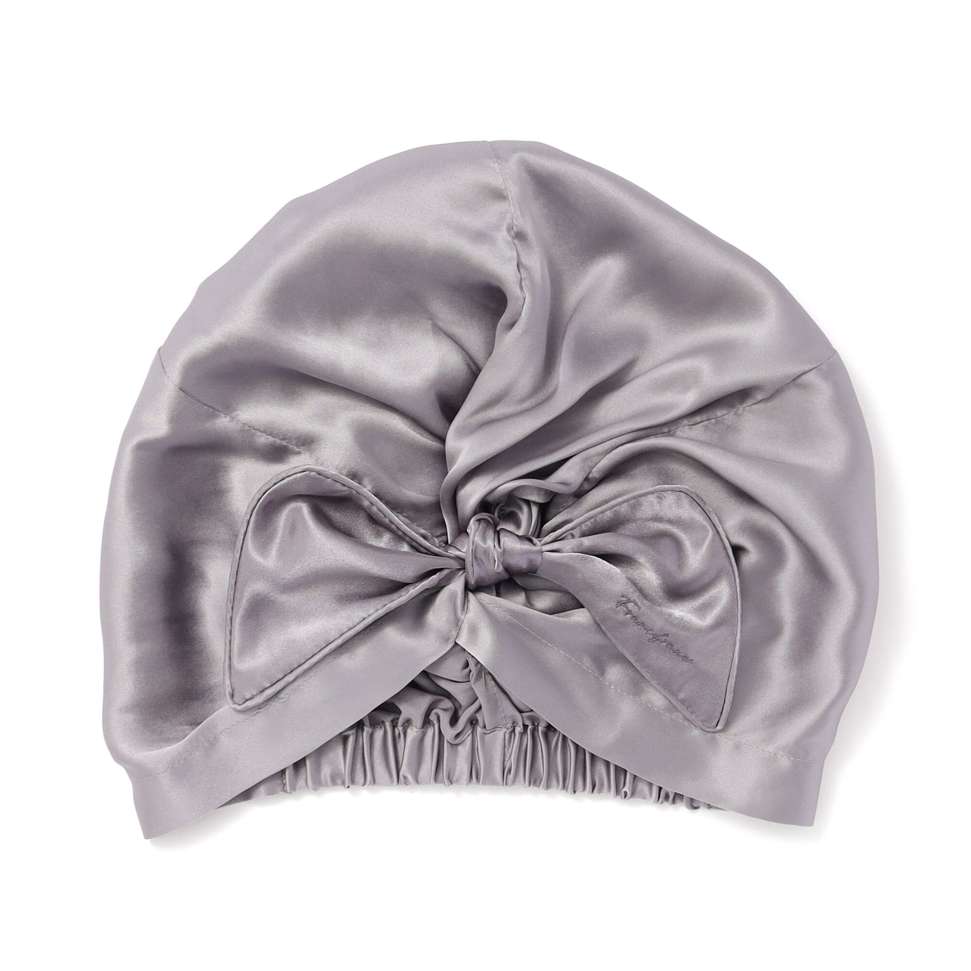 Silk Night Cap Short Gray