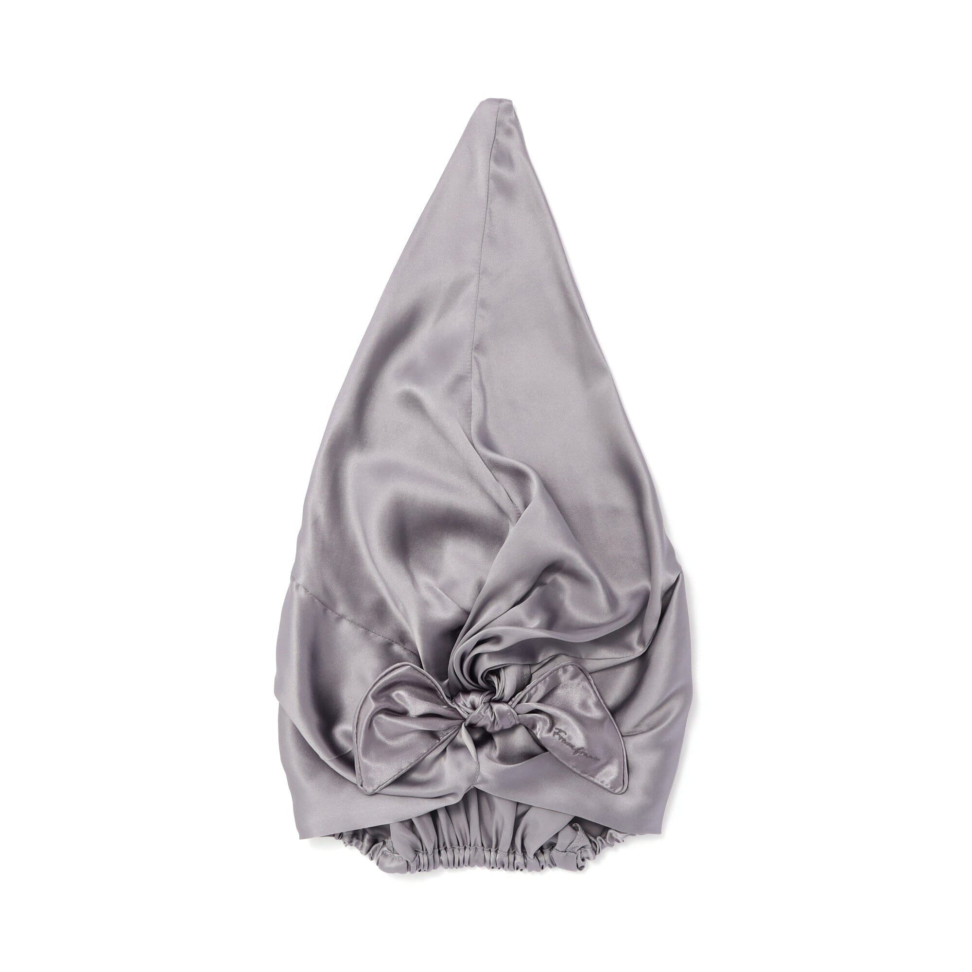 Silk Night Cap Long Gray
