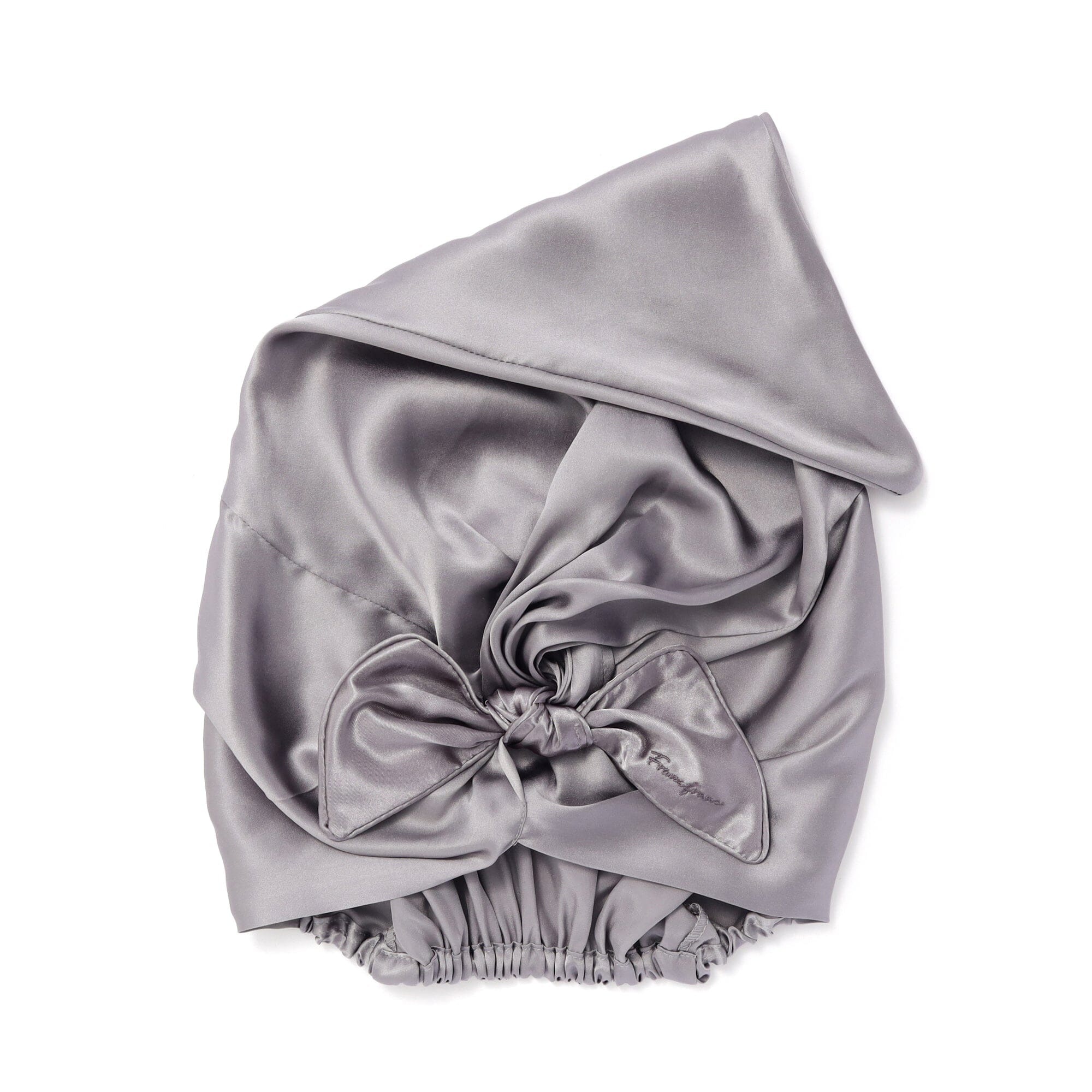 Silk Night Cap Long Gray