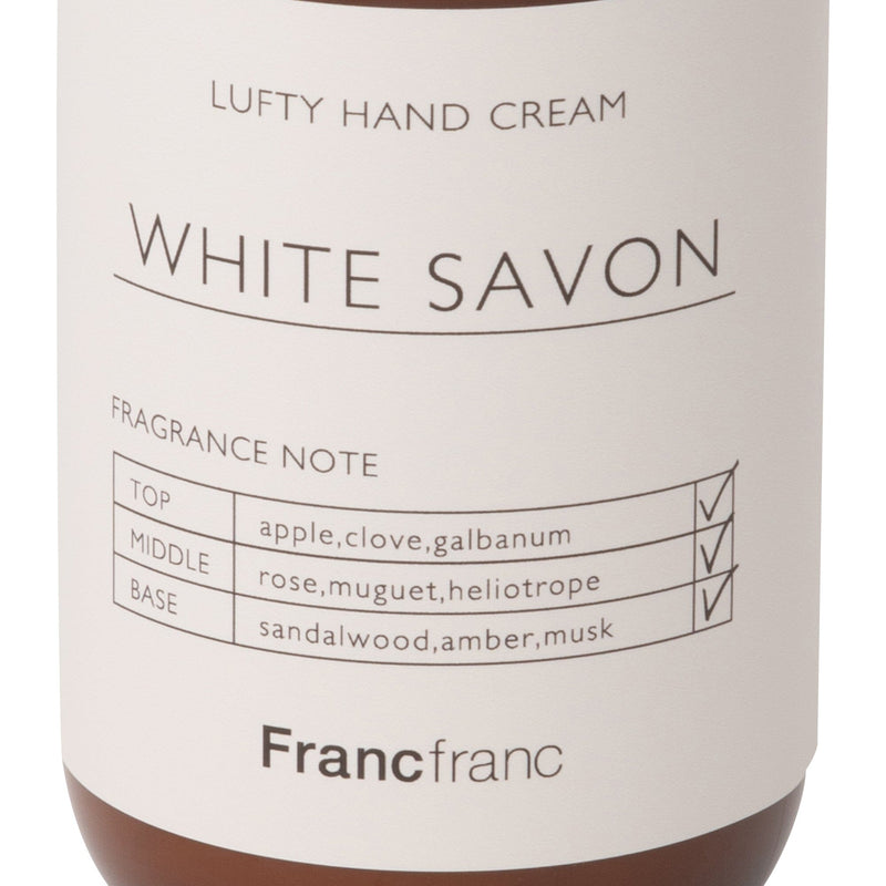 Lufty Hand Cream M White Sabon White