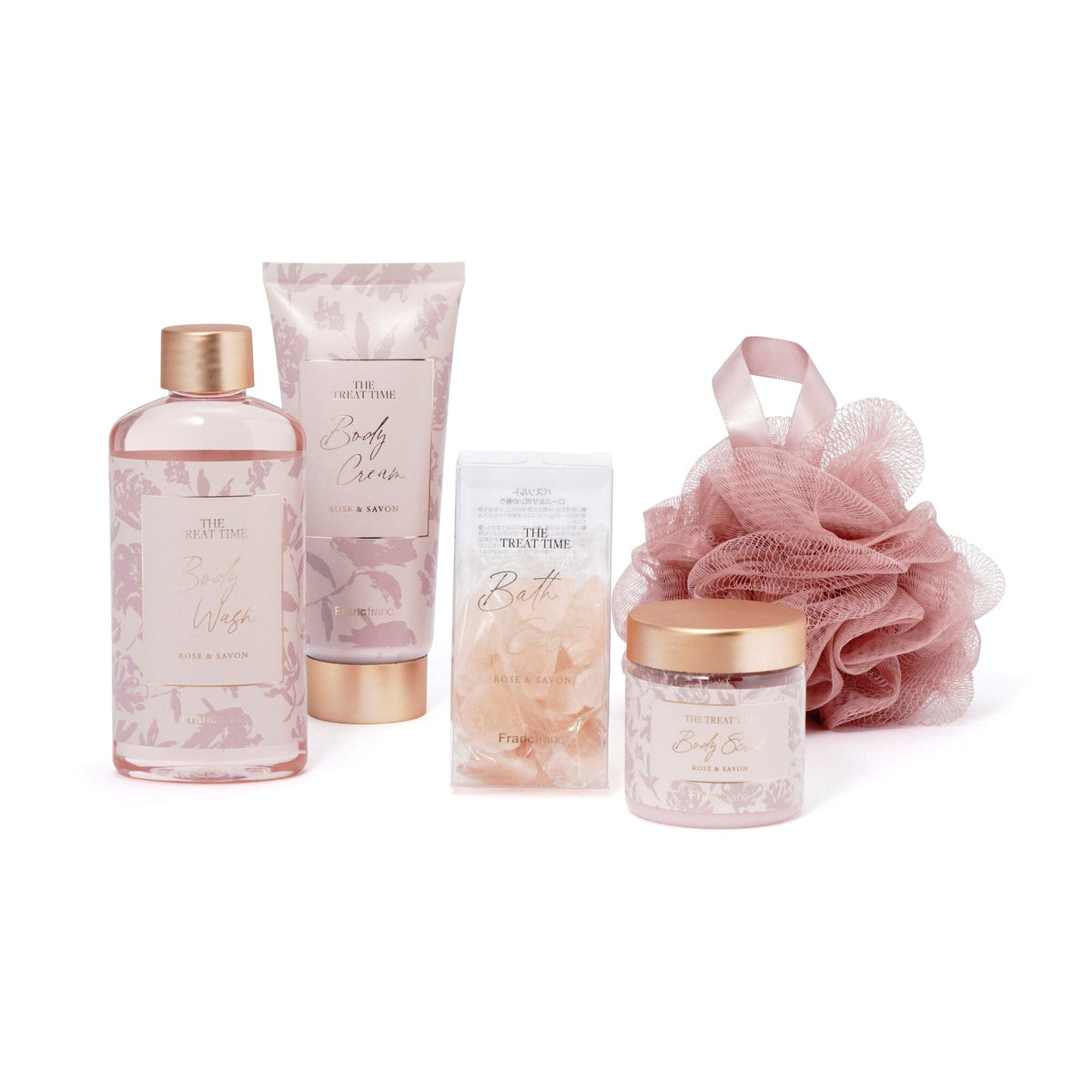 The Treat Time Body Care Gift Set M (Rose & Savon Scent)