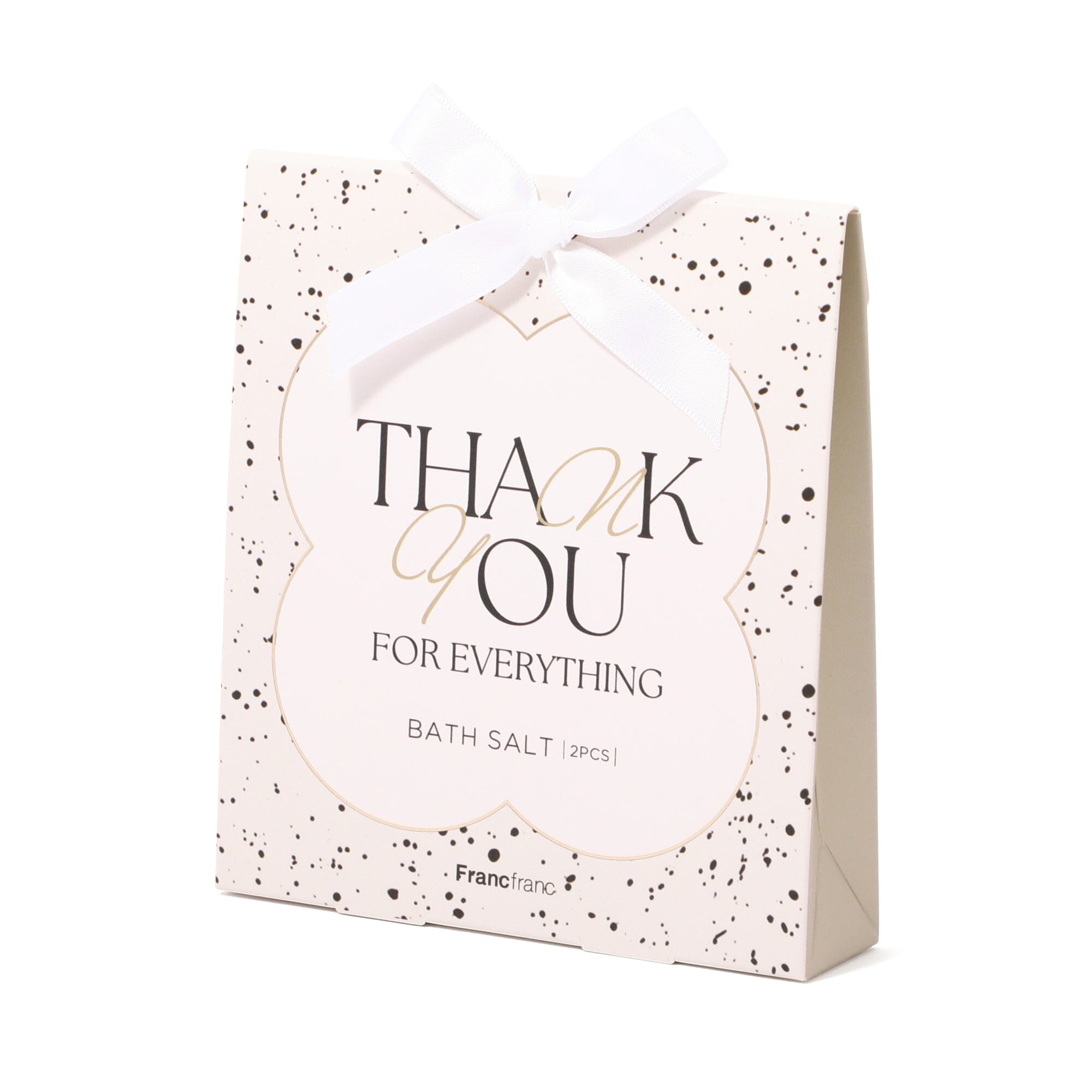 Bath Salt 2 Pcs Message White