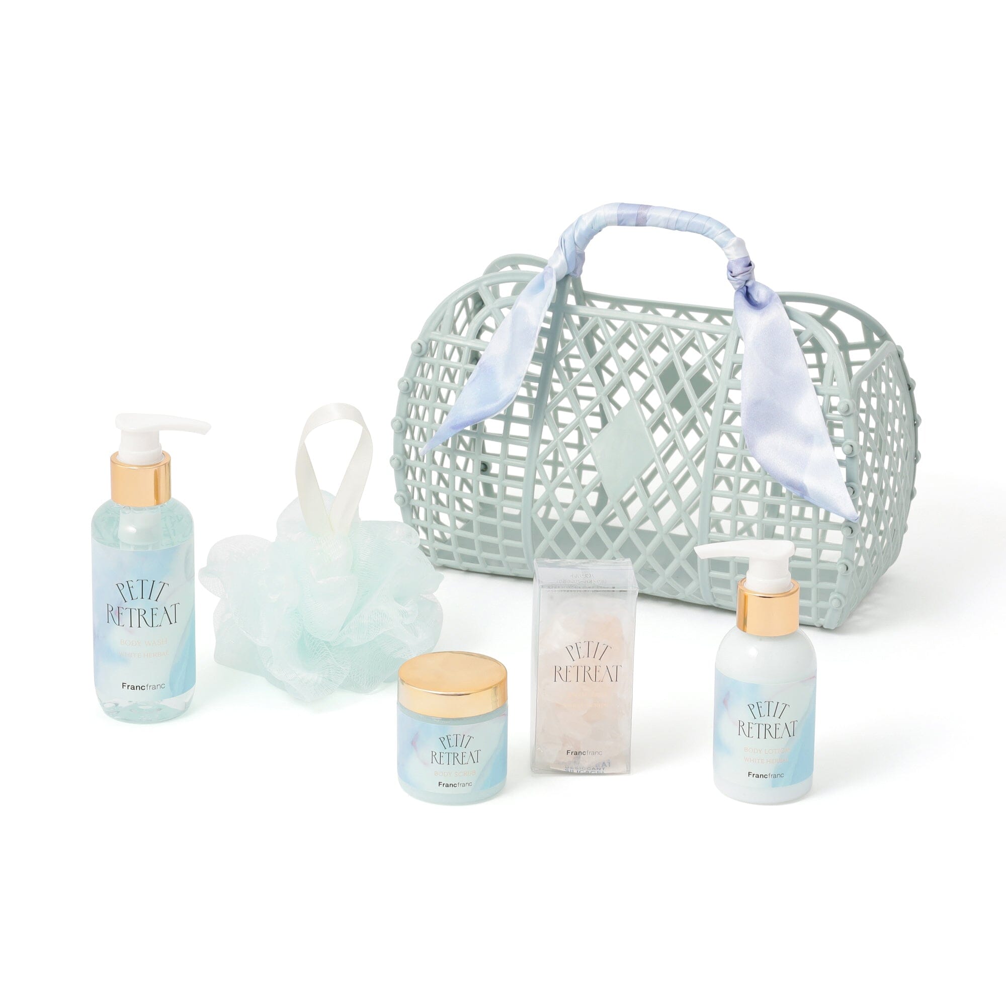 Petit Retreat Body Care Set Blue