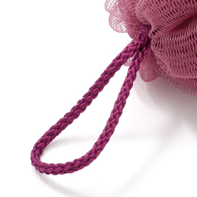 Creafa Body Puff for Back Dark Pink