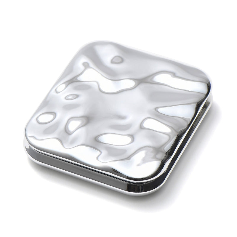 Blanche Led Compact Mirror Silver