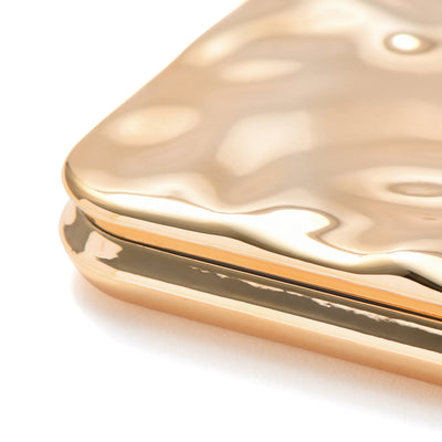 Blanche Led Compact Mirror Gold