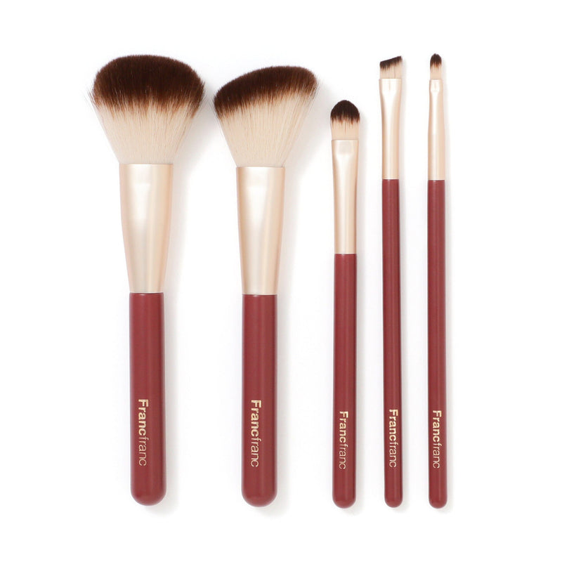 Bicolor Makeup Brush Set Brown