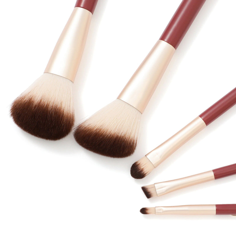 Bicolor Makeup Brush Set Brown