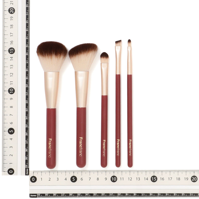 Bicolor Makeup Brush Set Brown