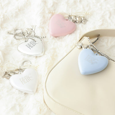 Mirror And Brush With Charm Silver