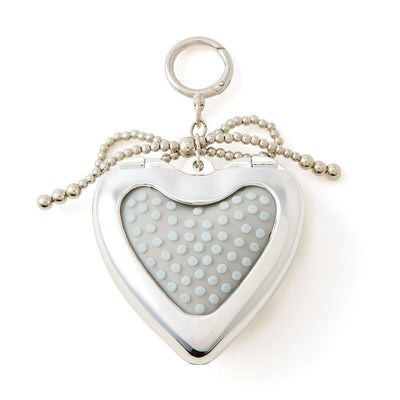 Mirror And Brush With Charm Silver
