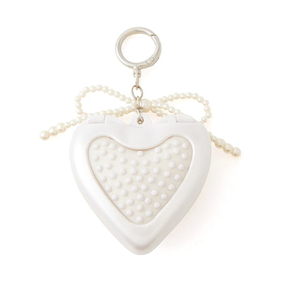 Mirror And Brush With Charm White