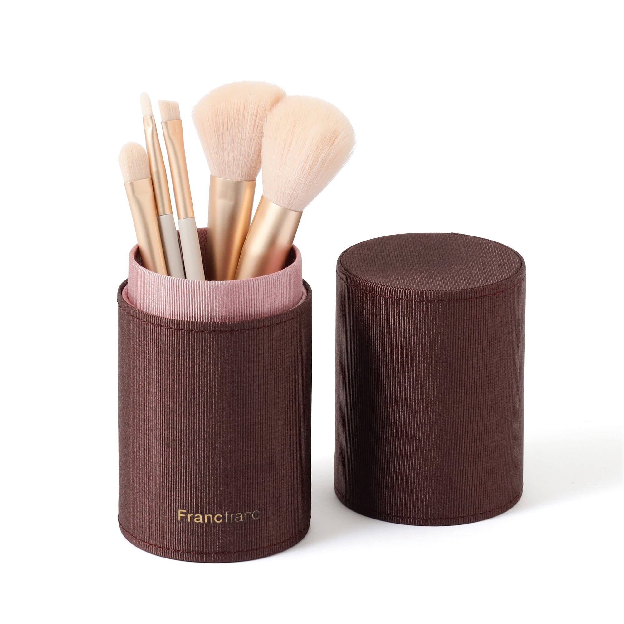 Bicolor Makeup Brush Set Brown