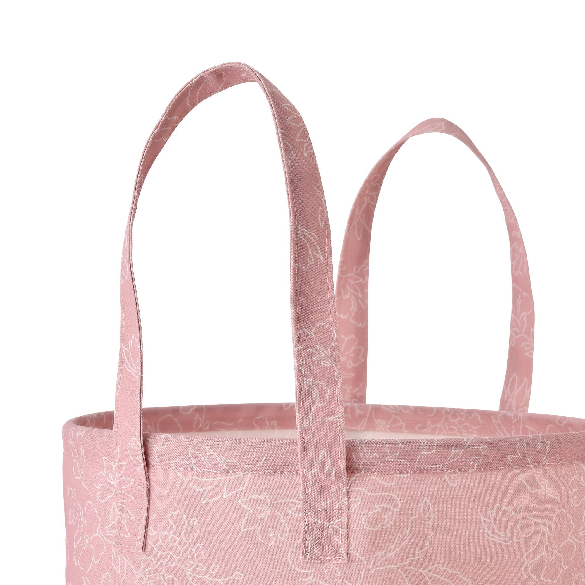 Laundry Basket Flower Pink