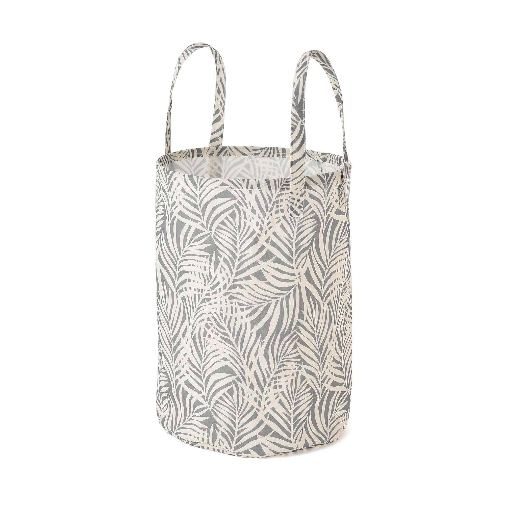 Laundry Basket Palm Tree Gray