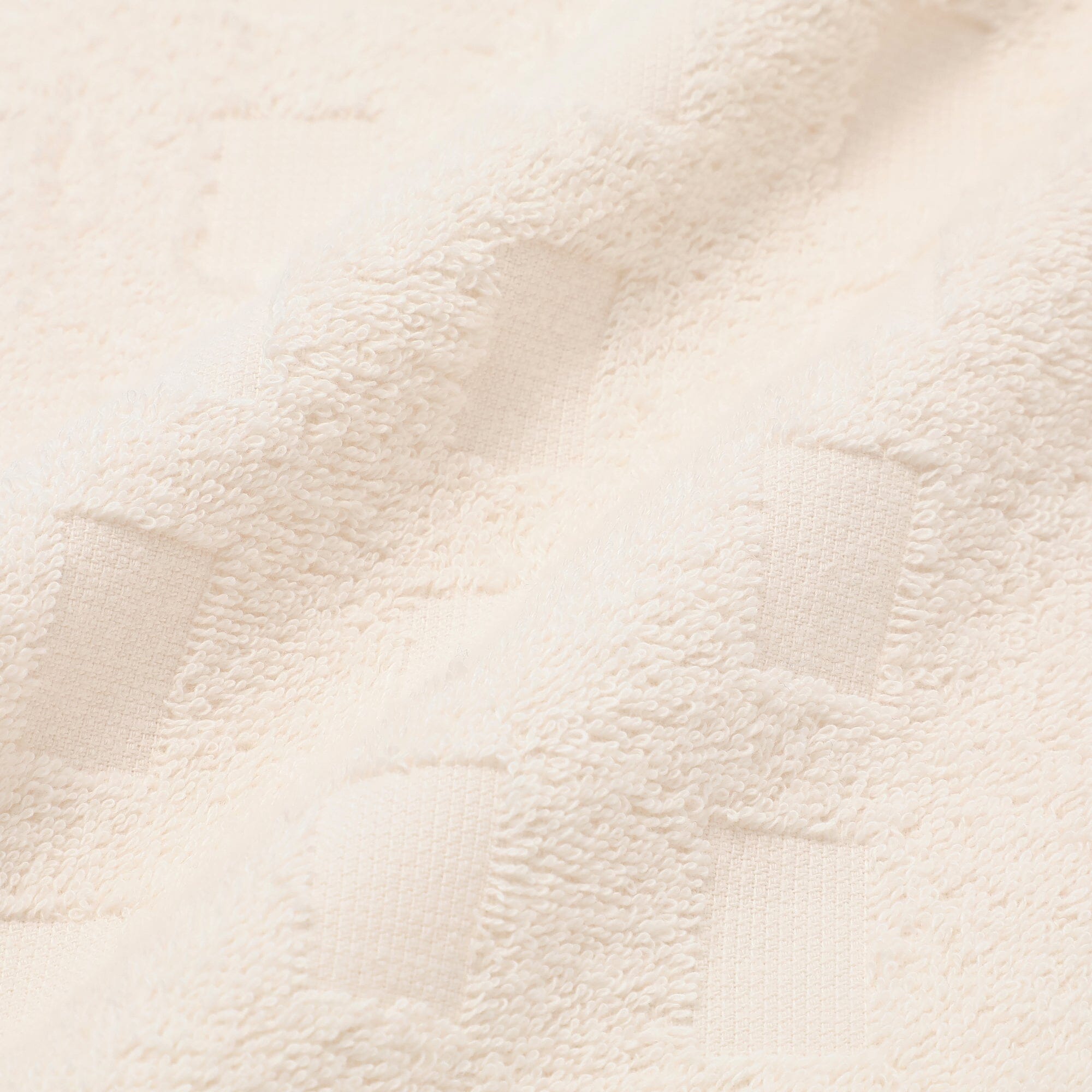 Vale Set Bath Towel Natural Flower Pink