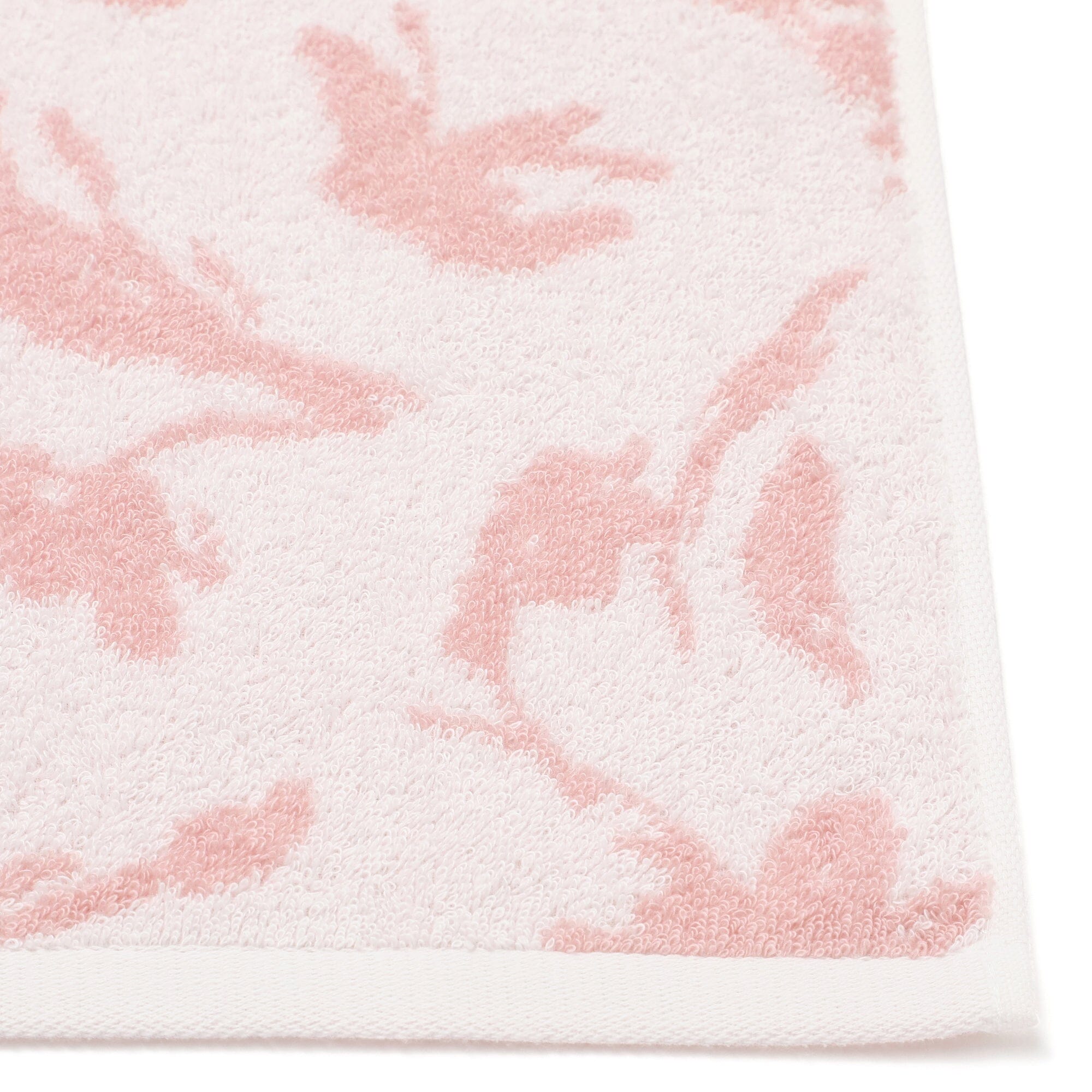 Vale Set Face Towel Natural Flower Pink