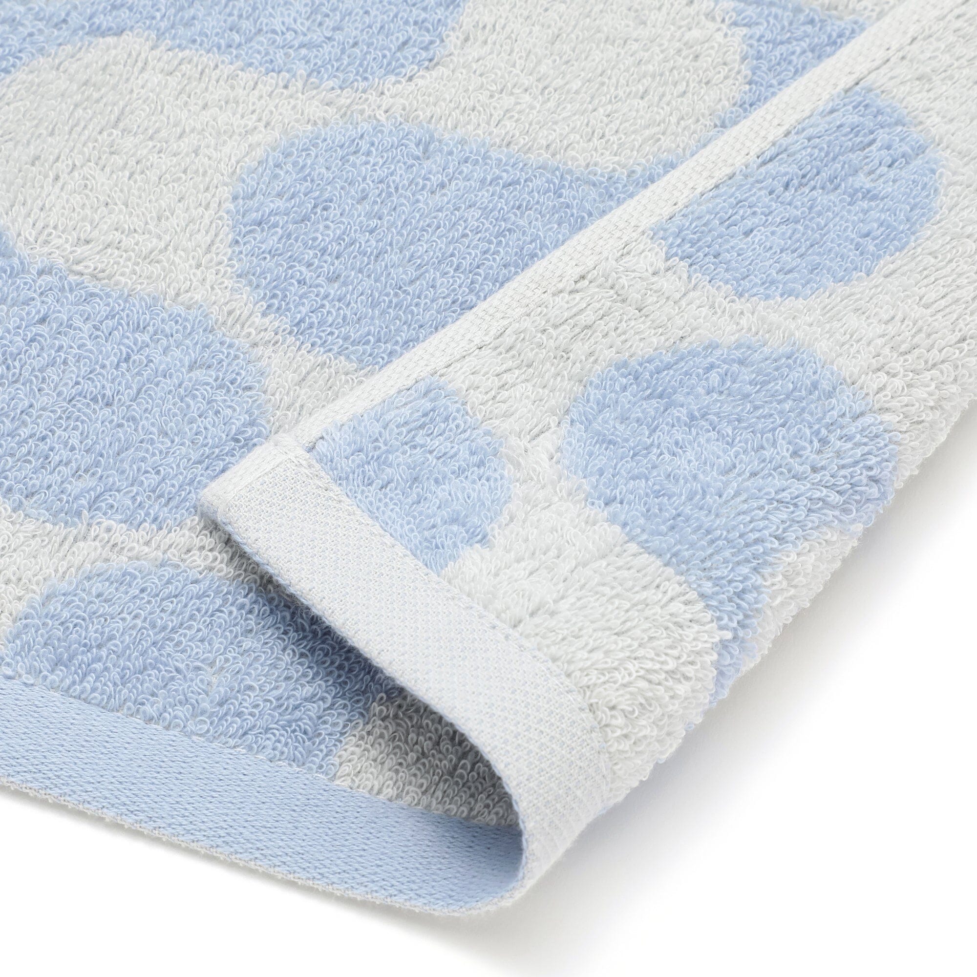 Vale Set Bath Towel Wave Blue