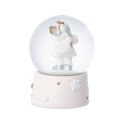 Christmas Handkerchief & Snow Globe Set - Santa