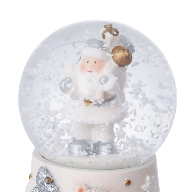 Christmas Handkerchief & Snow Globe Set - Santa