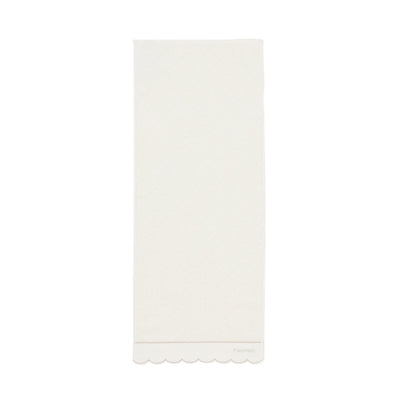 Antibacterial And Deodorizing Quilt Scallop Face Towel, Ivory