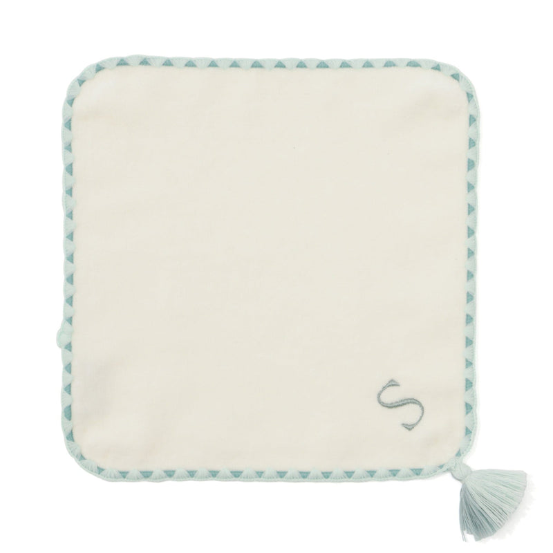 Initial Mini Handkerchief Towel S Green