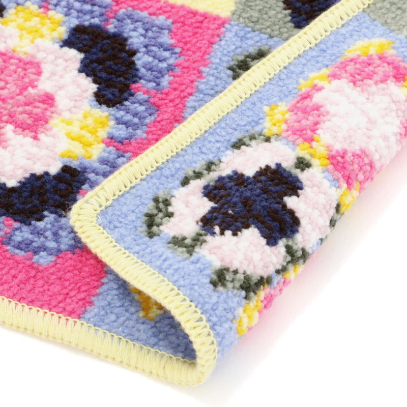 Chenille Handkerchief Towel Flower Crochet