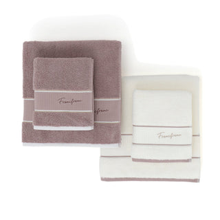 Basic Logo  Face Towel  White