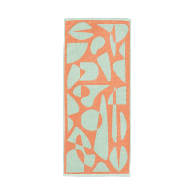 Antibacterial And Deodorizing Art Face Towel Geometric