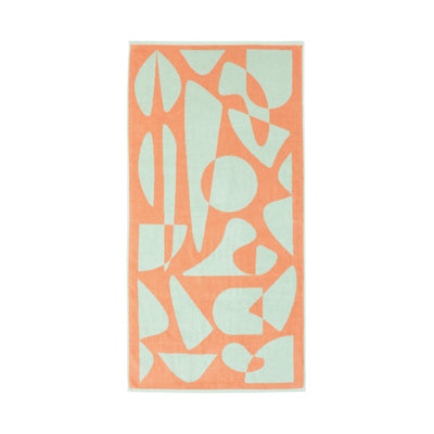 Antibacterial And Deodorizing Art Bath Towel Geometric