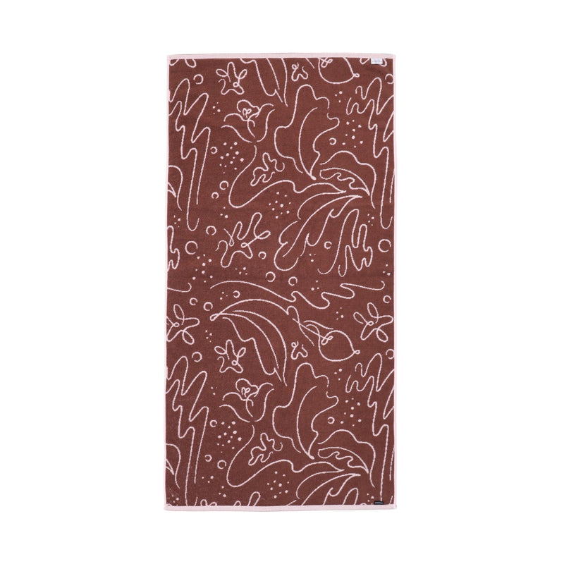 Antibacterial And Deodorizing Art Bath Towel Drawing