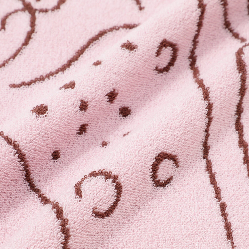 Antibacterial And Deodorizing Art Bath Towel Drawing