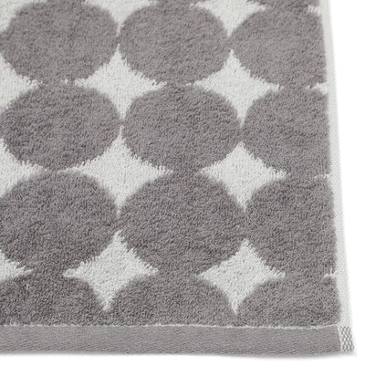 Vale Set Face Towel Dot Gray