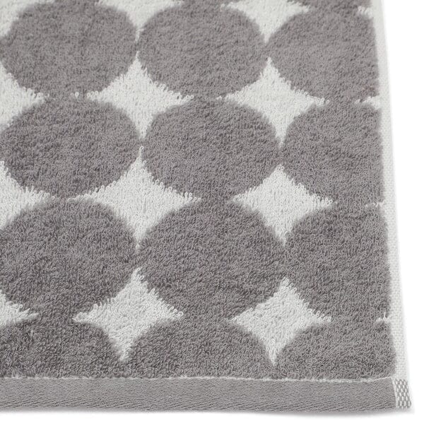 Vale Set Face Towel Dot Gray