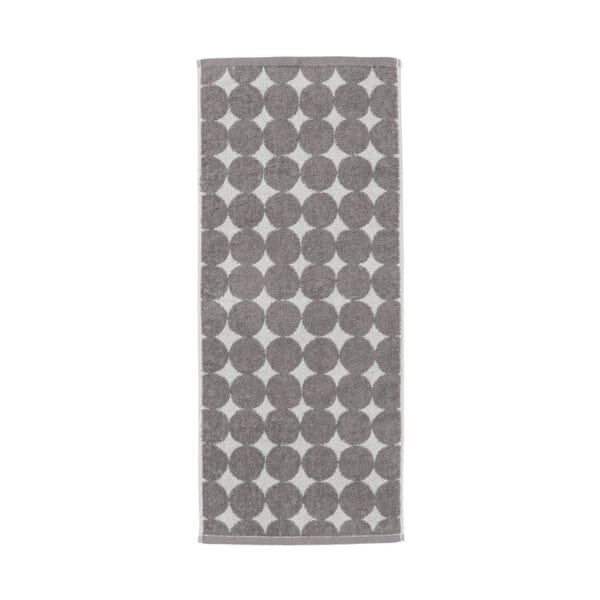 Vale Set Face Towel Dot Gray
