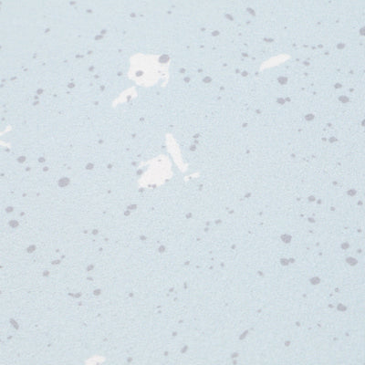 Diatomaceous Earth Soft Bath Mat Semi-Circular Terrazzo Light Blue