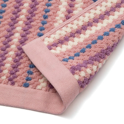 Antibacterial and Deodorizing Cozy Jacquard Face Towel Pink