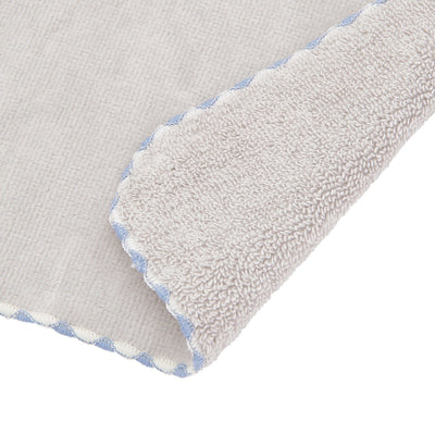 Christmas Handkerchief & Snow Globe Set Tree Light Blue