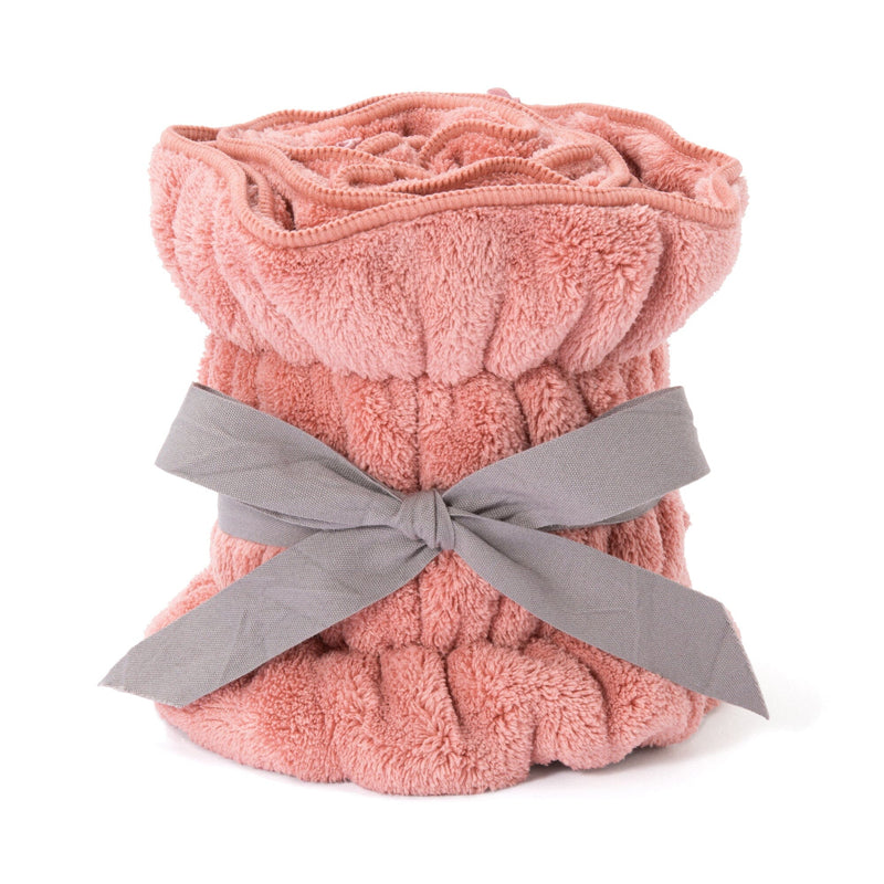 Hair Drying Towel Dark Pink