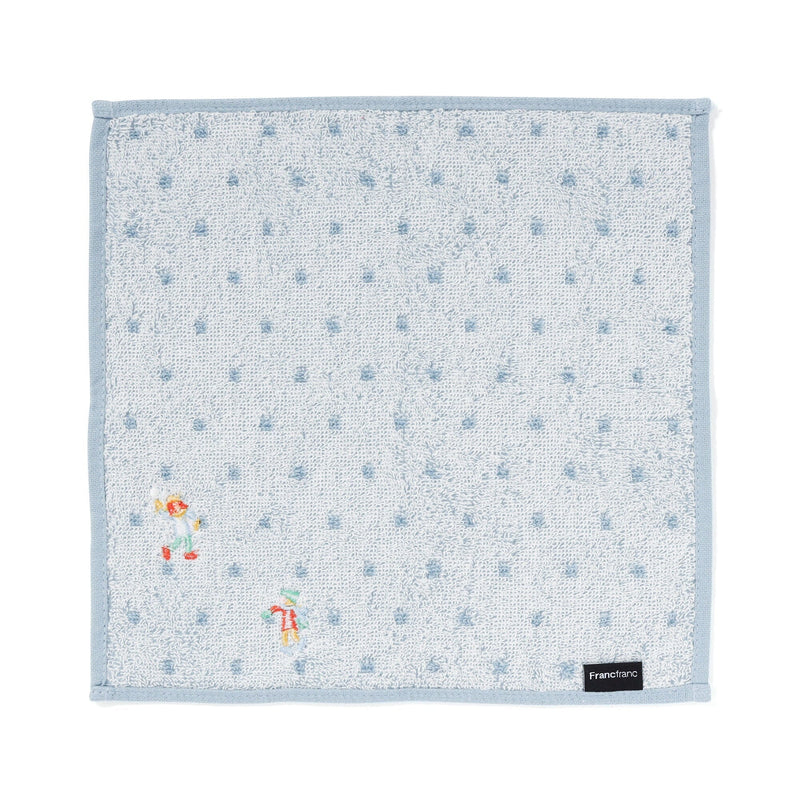Balut Antibacterial And Deodorizing Handkerchief Snowball Fight Pattern Gray