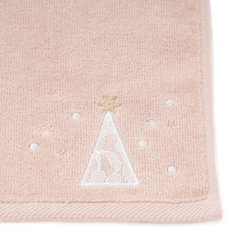 Ballot Antibacterial And Deodorizing Handkerchief White Tree Pink