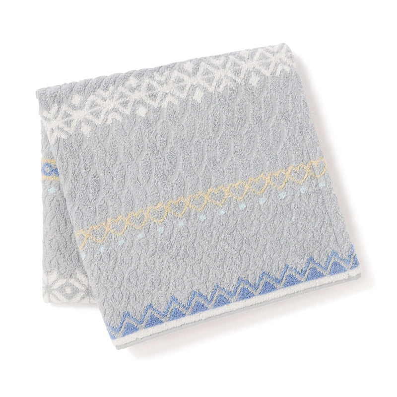 Antibacterial And Deodorizing Nordic Bath Towel Gray