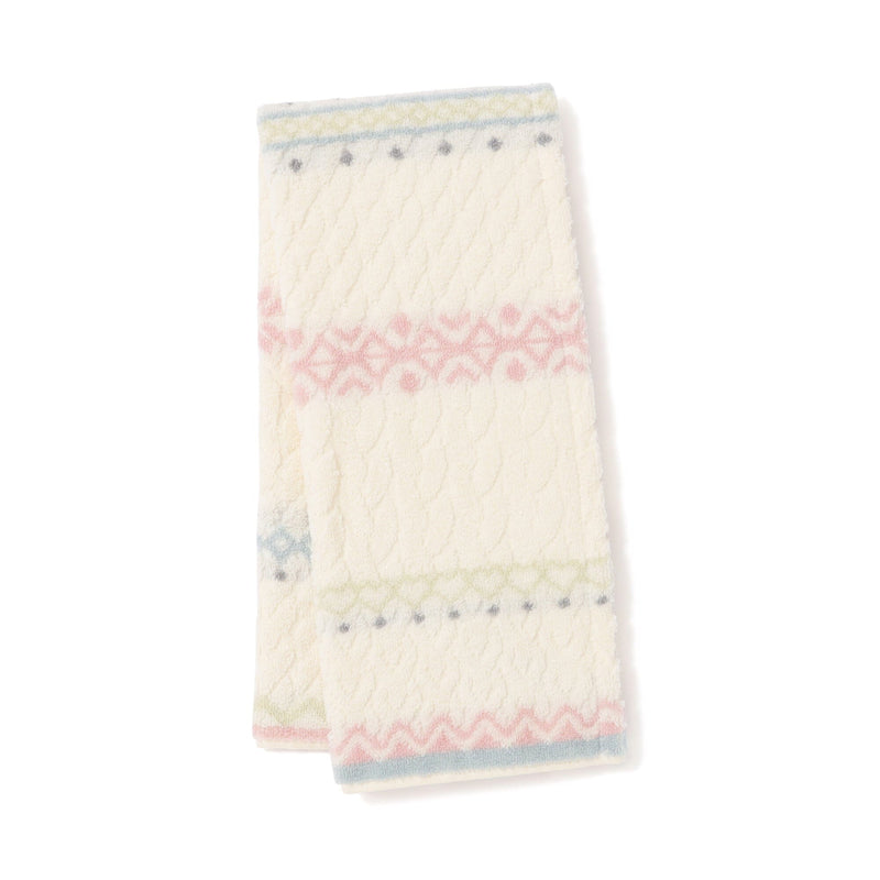 Antibacterial And Deodorizing Nordic Face Towel White