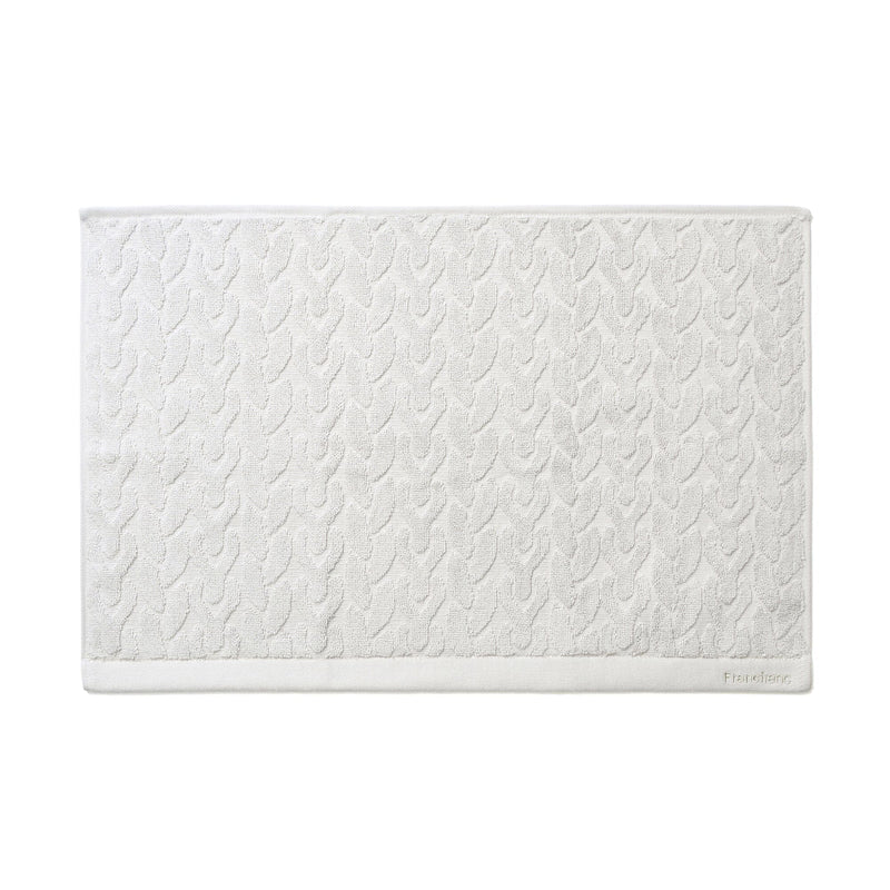 Antibacterial And Deodorizing Knit Towel Mat Gray