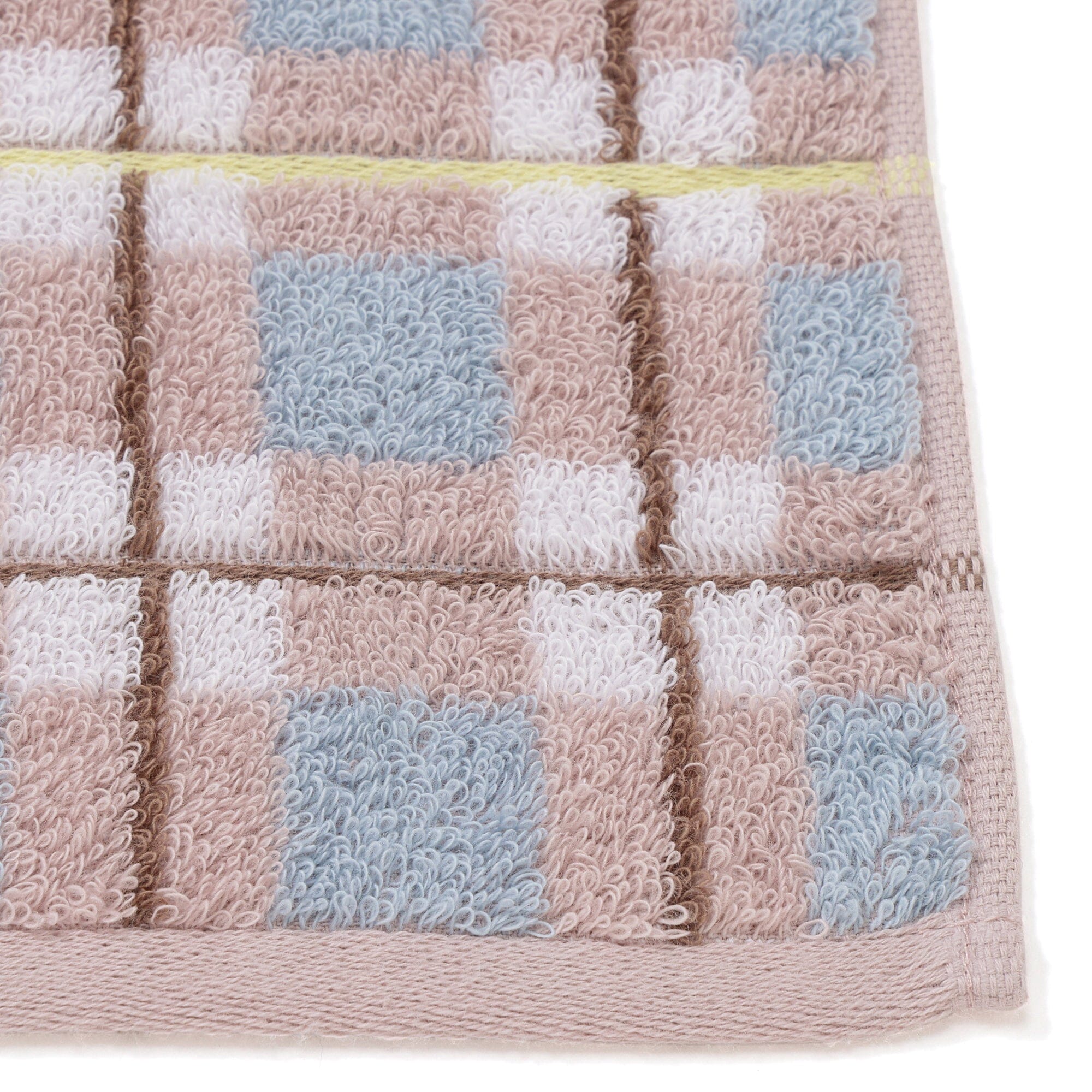 Antibacterial And Deodorizing Pastel Edge Face Towel Pink