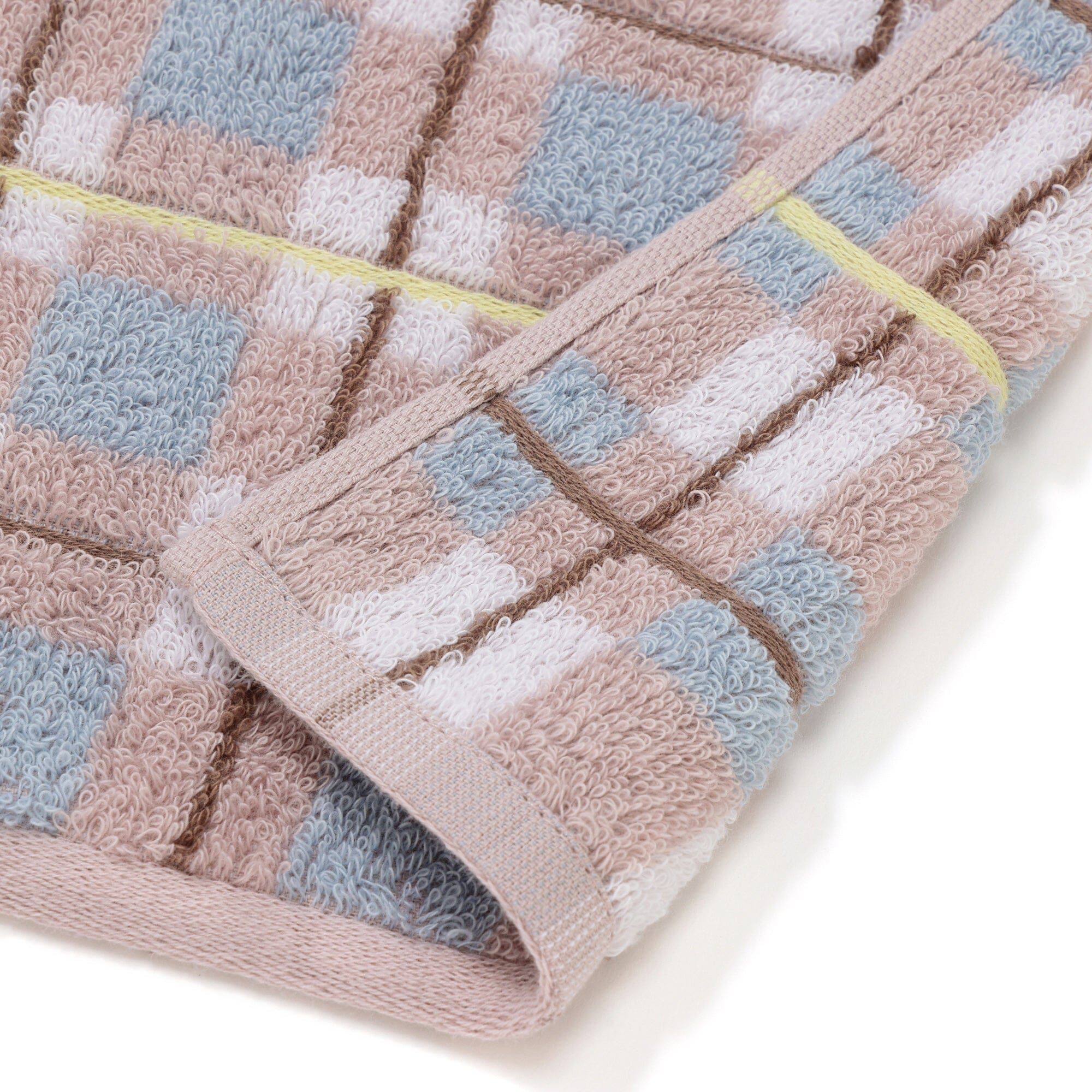 Antibacterial And Deodorizing Pastel Edge Face Towel Pink
