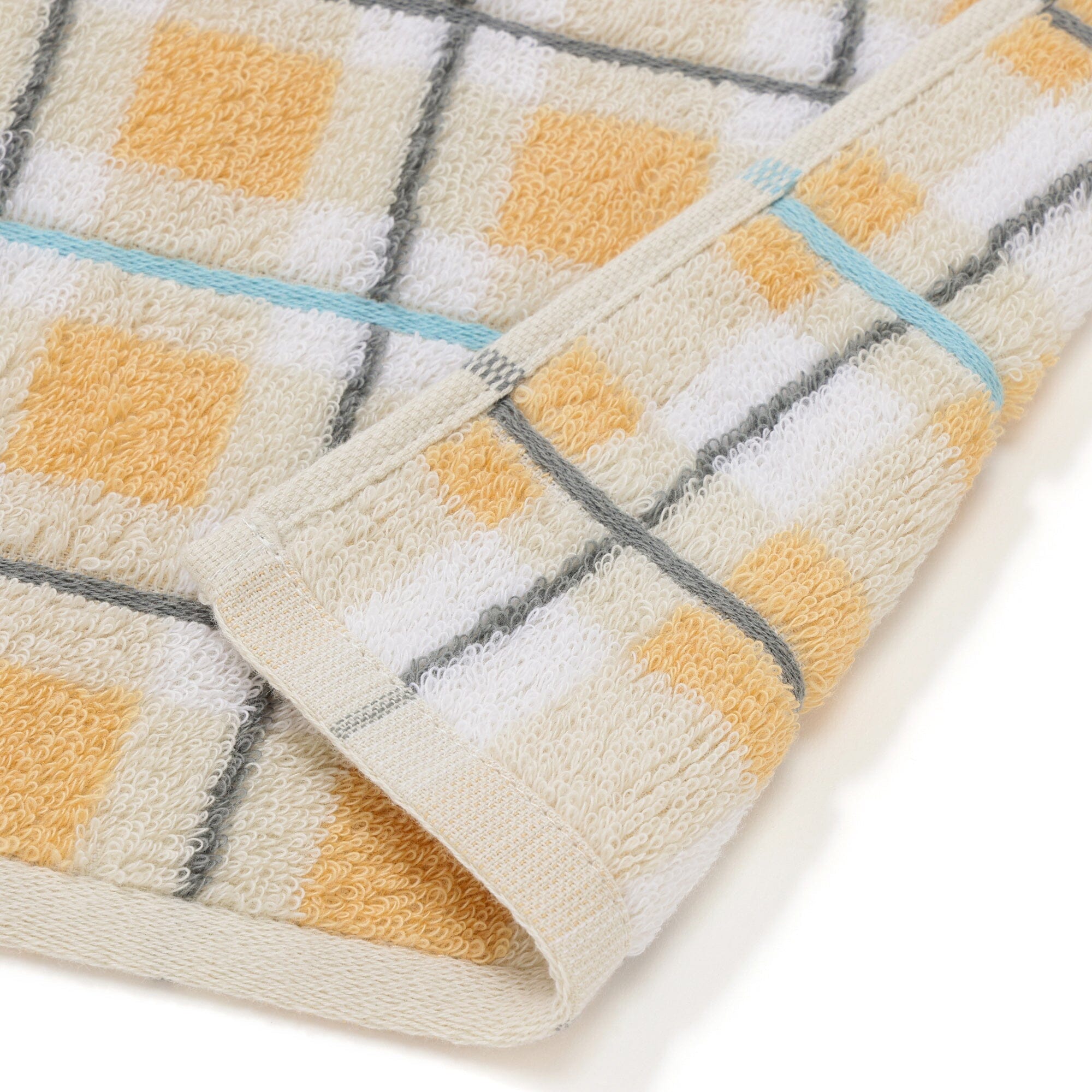 Antibacterial And Deodorizing Pastel Edge Face Towel Orange
