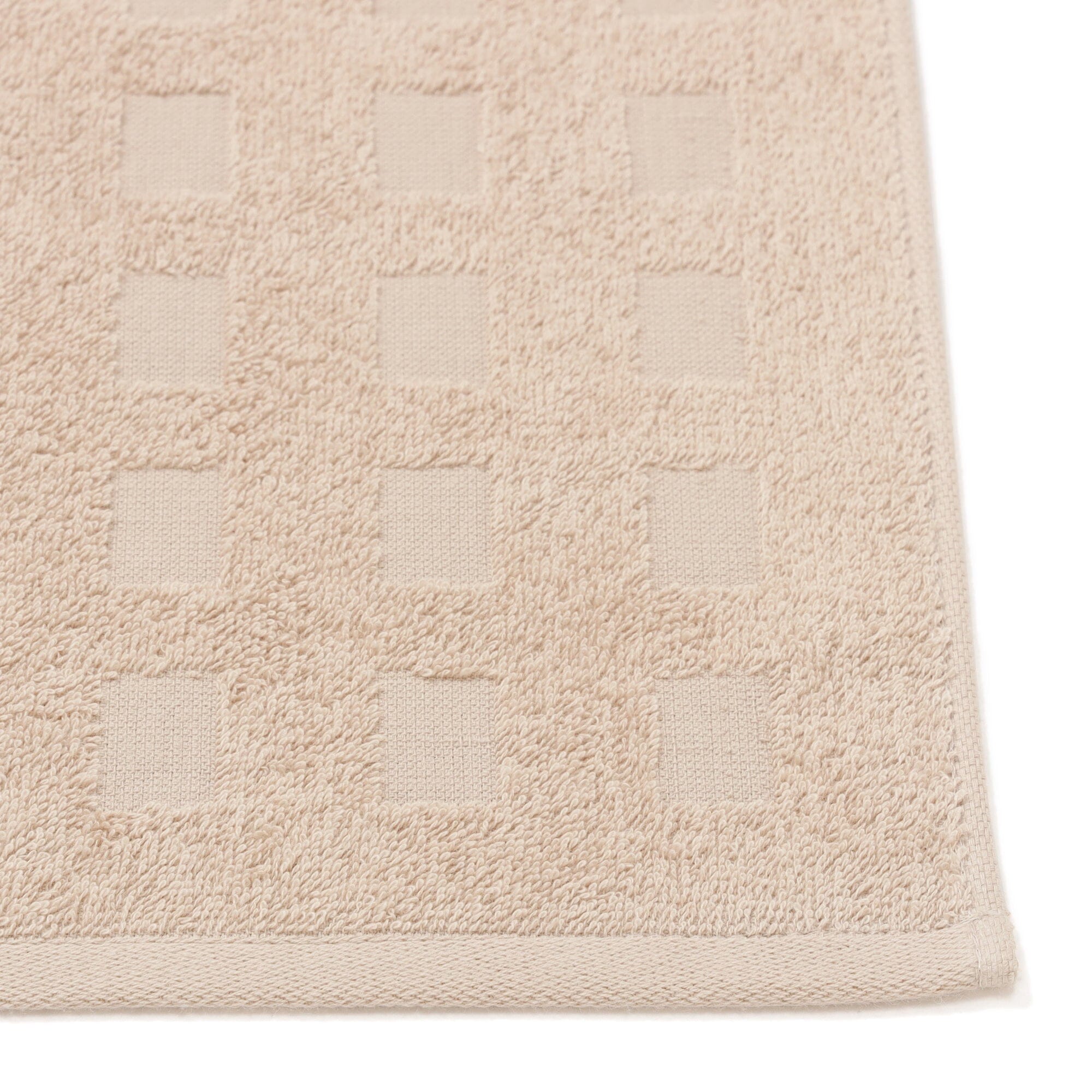 Vale Set Bath Towel Mini Heart Brown