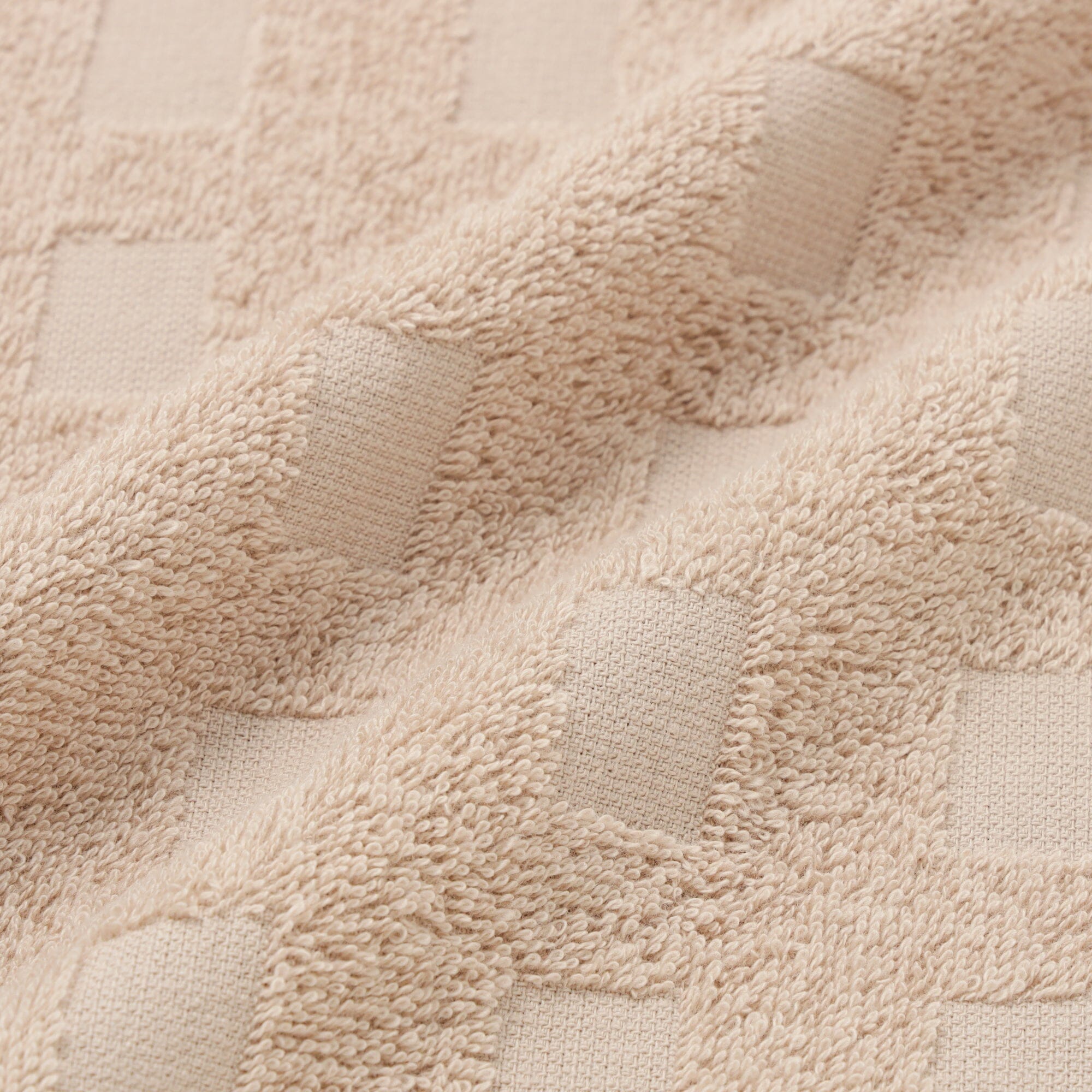 Vale Set Bath Towel Mini Heart Brown