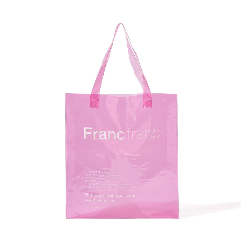 Clear Tote Bag  Pink